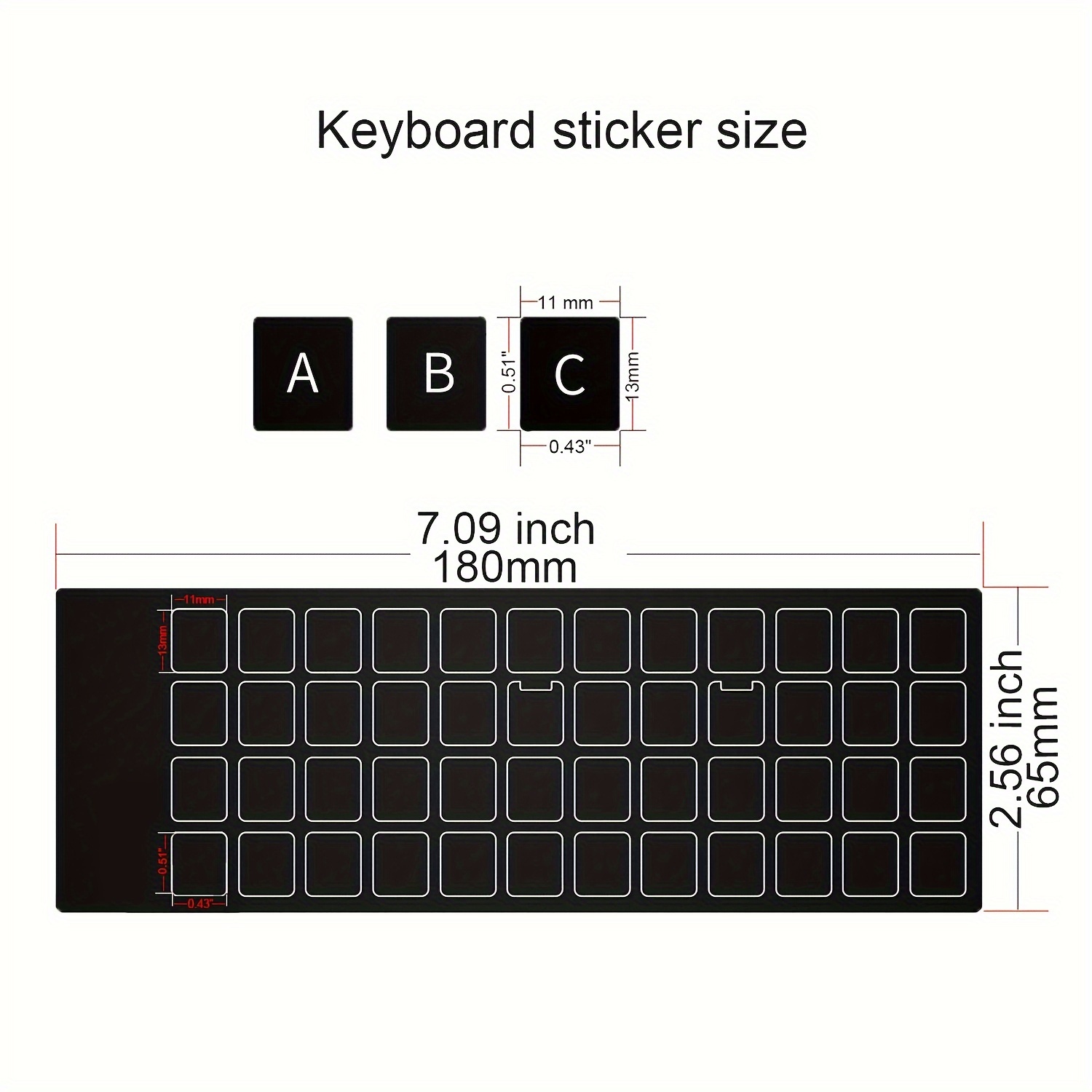 Korean Keyboard Stickers Korean english Keyboard Letters - Temu Australia