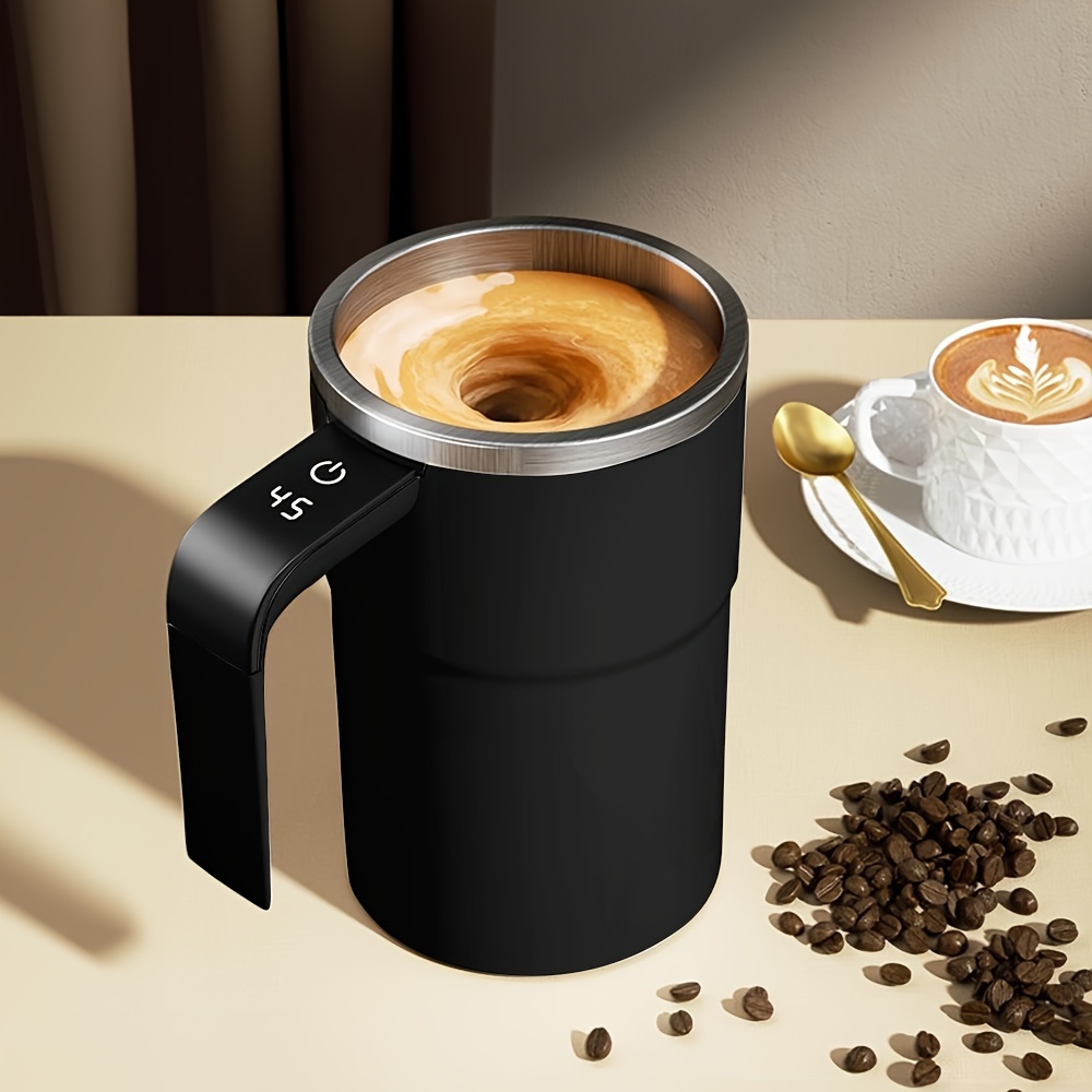 TEMU Coffee Mixing Cup, Electric Portable Automatic Mixing Cup, Suitable For Home/office Use, Multifunctional Self-stirring Coffee Cup, Suitable For