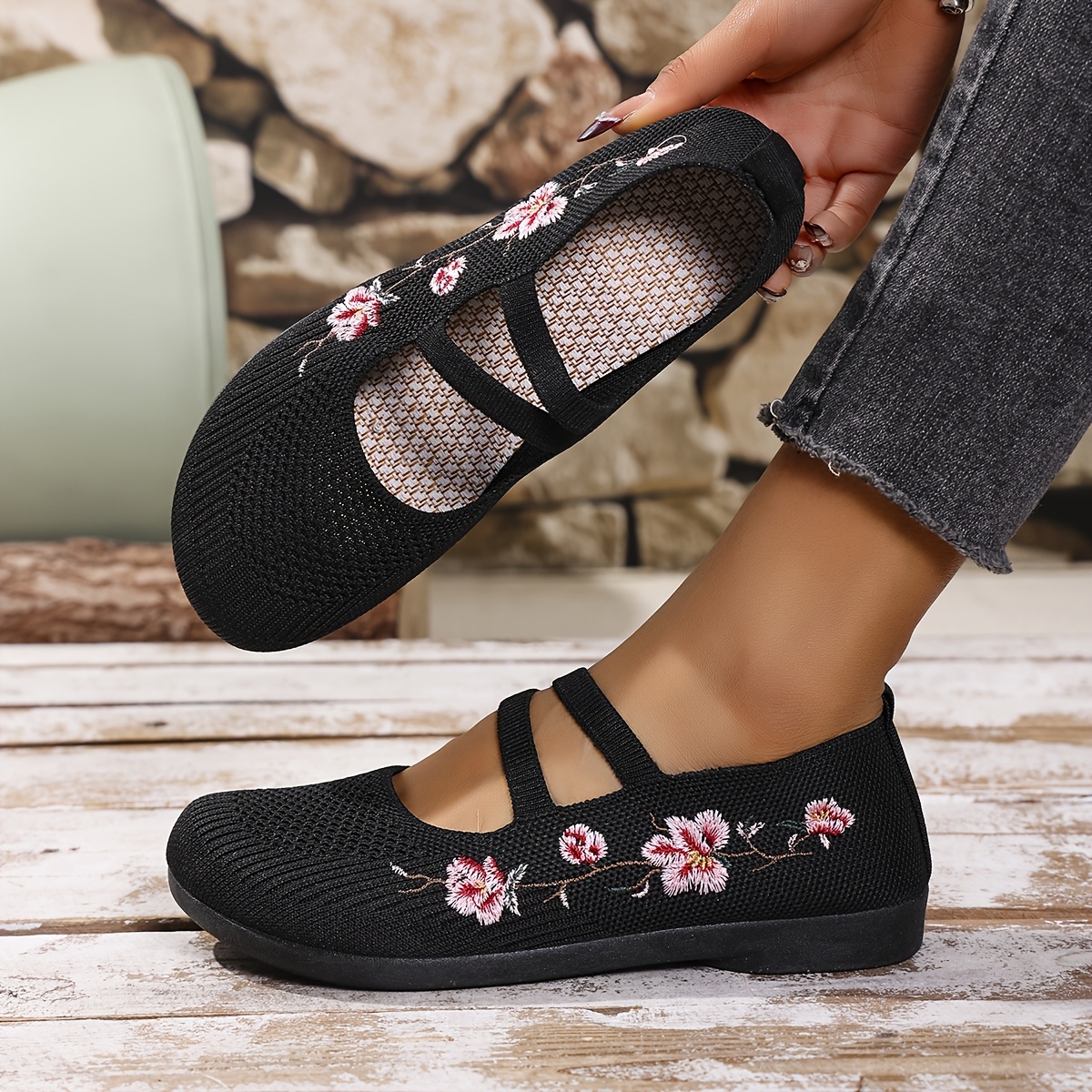 Women's Knit Summer Comfortable Fashion Casual Elegant Breathable Soft Flat Shoes