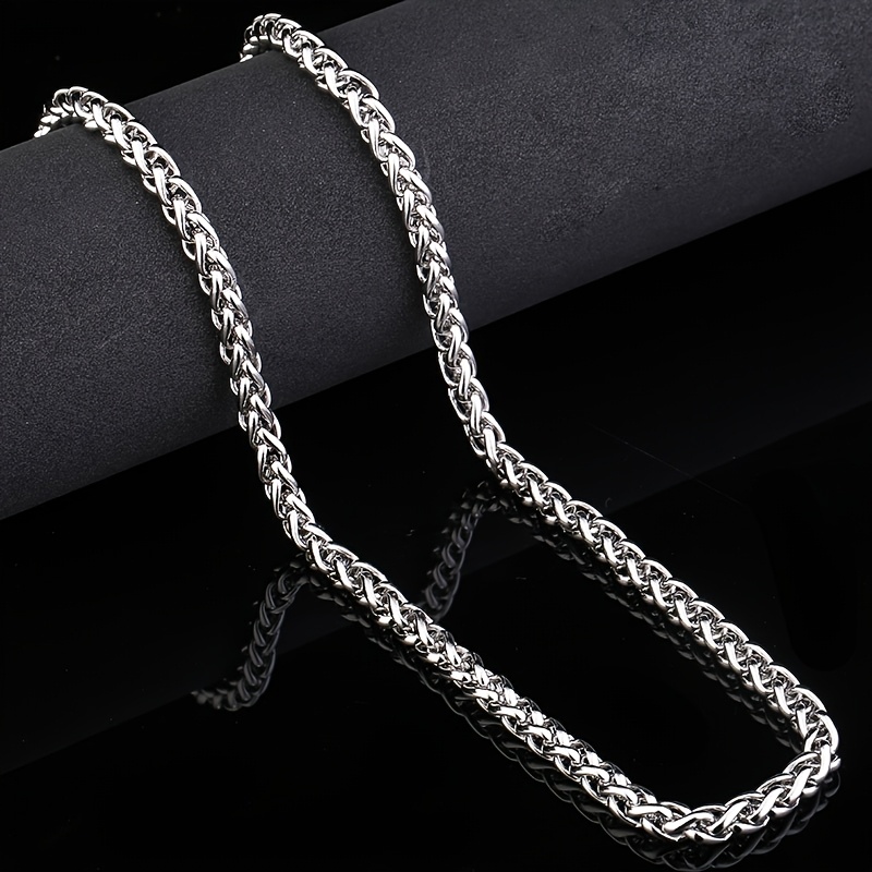 316 Stainless Steel Dragon Bone Chain Necklace, Retro Punk Style