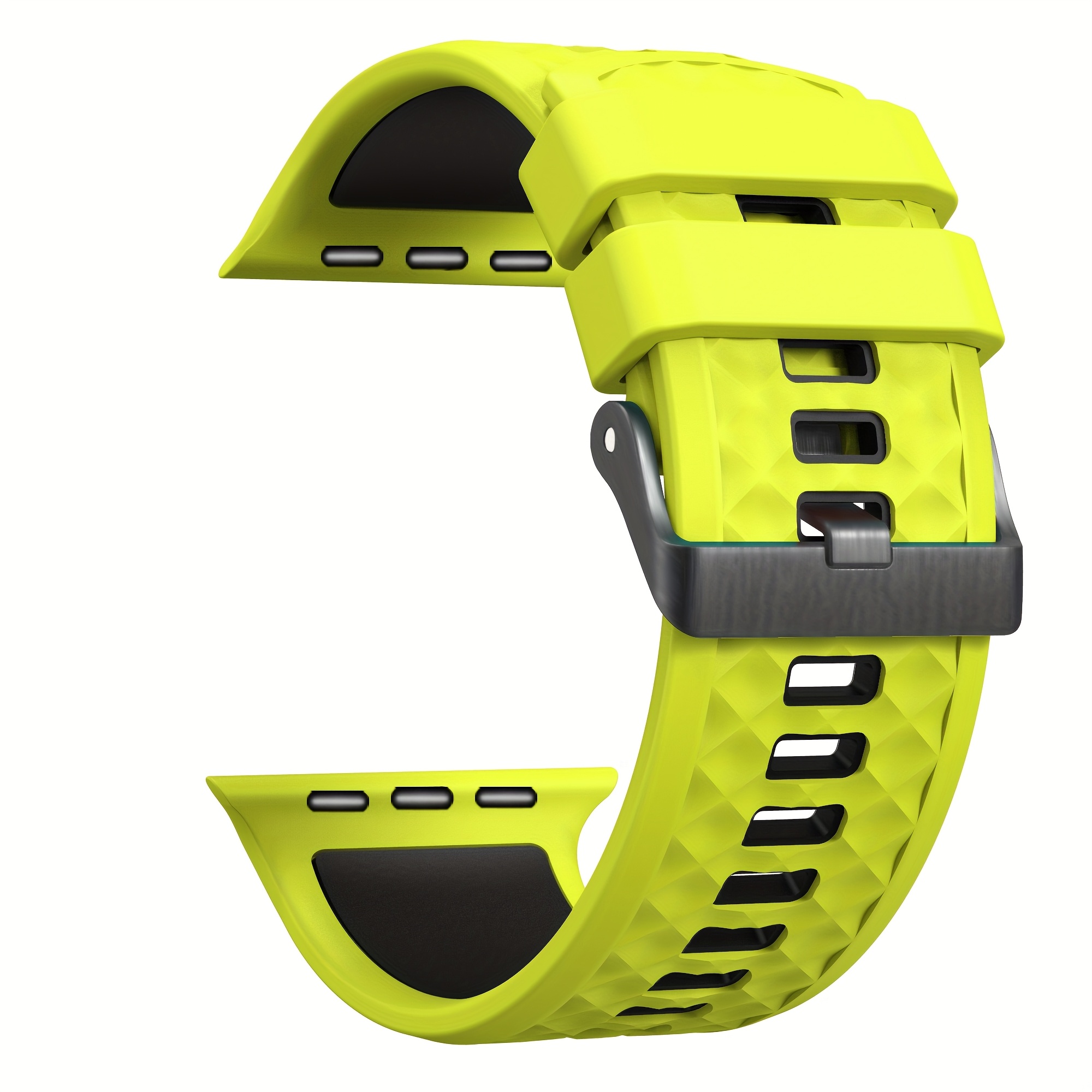 TEMU Cinturino Sportivo in Silicone per Apple Watch Serie 10, 9, 8, 7, 6, 5, SE, Compatibile con Modelli 46Mm, 45Mm, 44Mm, 42Mm 2 49Mm.