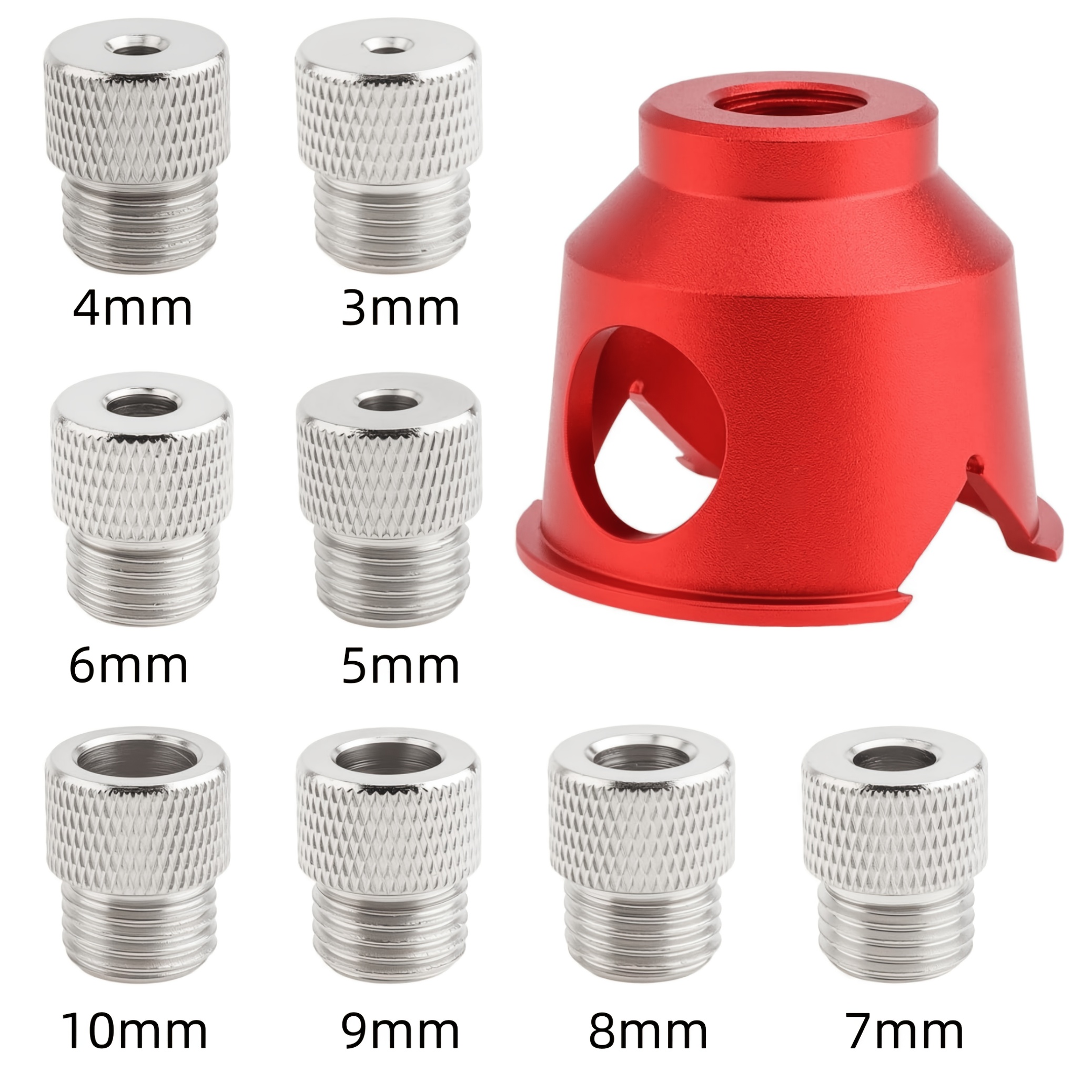 TEMU Gabarit de perçage vertical pour , localisateur de chevilles rondes ou de perçage trou, outil de travail pour le perçage de serre-joint de