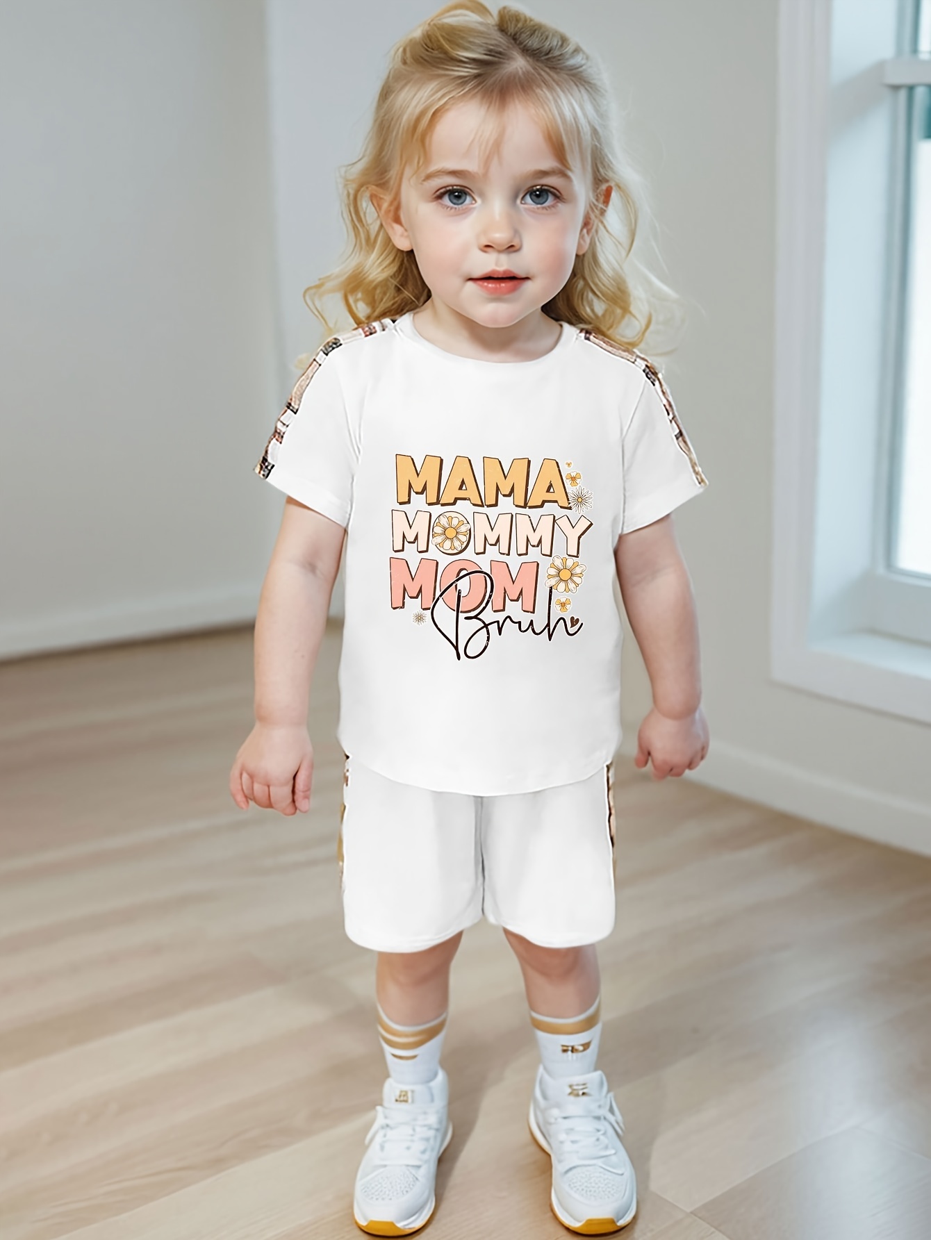Camiseta Ropa Para Mama Y NiÃ±o Conjunto Verano Piezas Niña