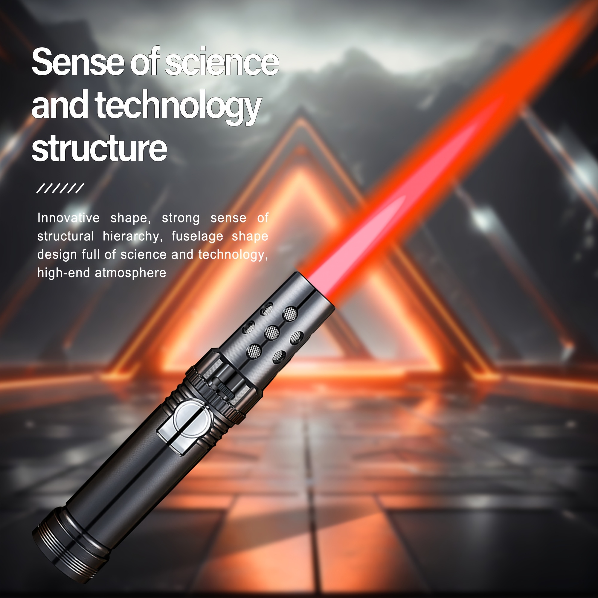 TEMU Butane Lighter, Lighter, Straight, Kitchen Lighter, Baking Lighter, Barbecue Lighter, Adjustable Flame Size, Multifunctional Lighter, Suitable