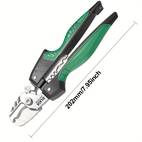 stainless steel wire cutter pliers heavy duty crimping tool with cutting blades ergonomic non for electricians professional electrical work diy projects