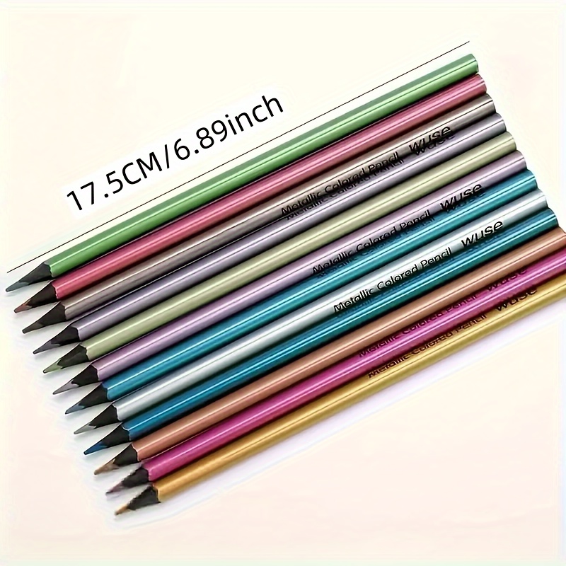TEMU 12-color Lead 3.0mm , Wood Artist-grade Painting Artwork. The Vibrant Enhances The Beauty Of . This Is An Excellent Gift, Perfect For Holiday