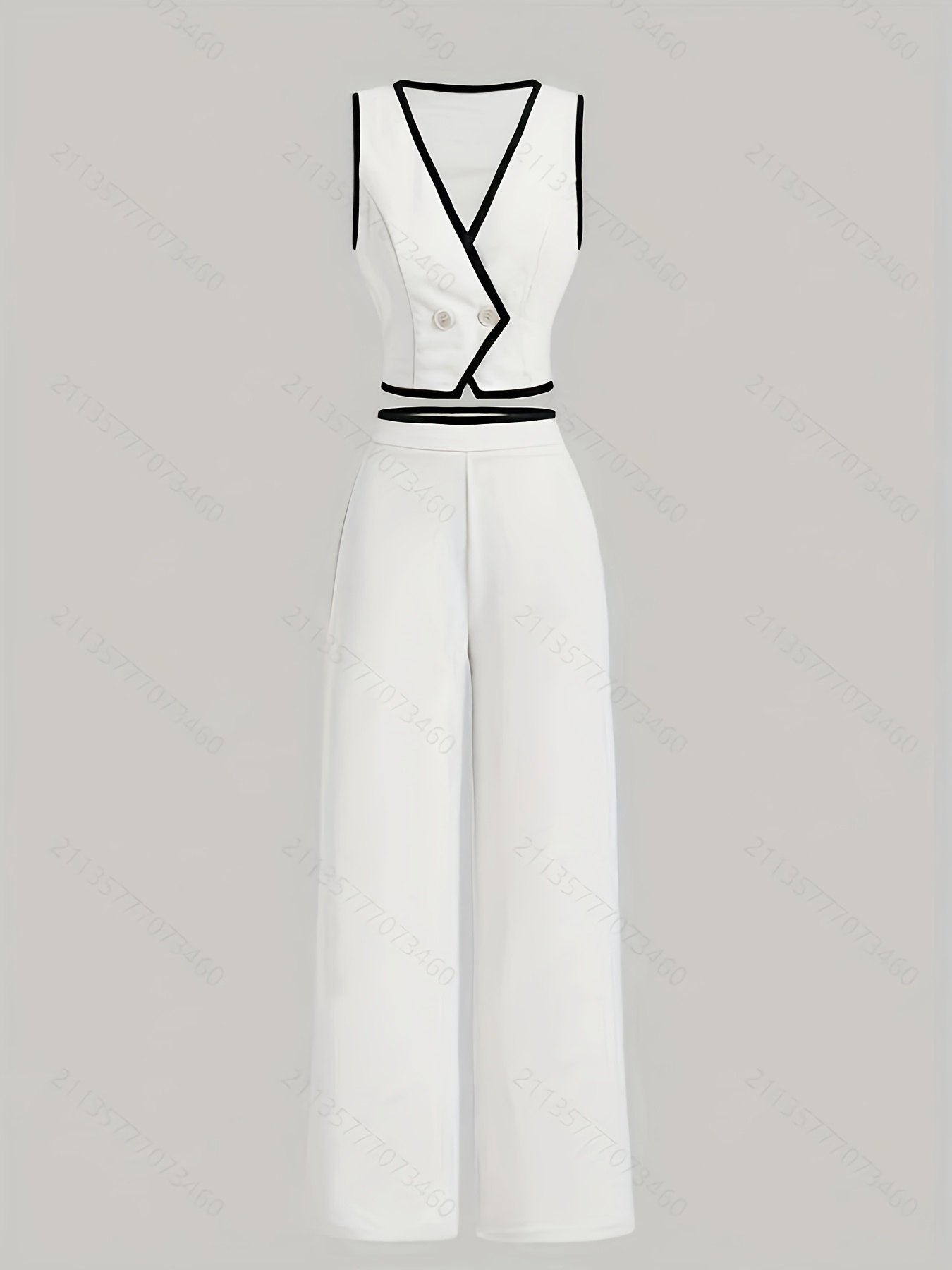 dames color blocking set europese en Temu Netherlands