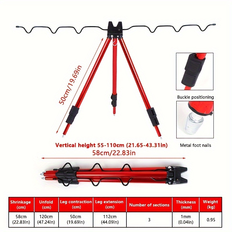 Cannes à Pêche Télescopiques Portables, Différentes Longueurs - Test Et