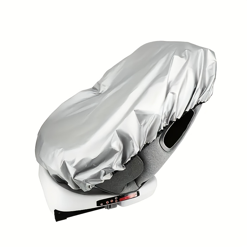 Image of Car Seat Sunshade - Uv Protection And Heat Insulation, Elastic One-piece Design, Adjustable Straps A , Breathable Polyester Fiber, Car Seat Cover