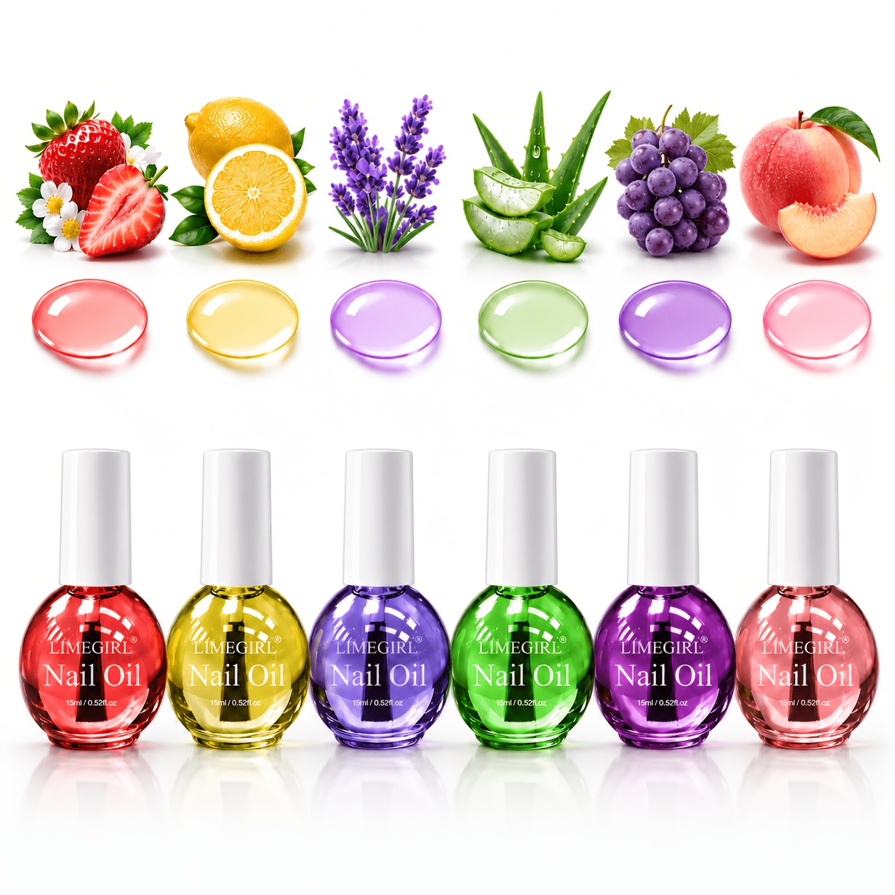 Image of Nail Strengthener Oil, Extract Cuticle, Hydrating Serum For Damaged Cuticles And Peeling Nails, Portable Daily Nail Care, 15ml/0.52 Fl.oz