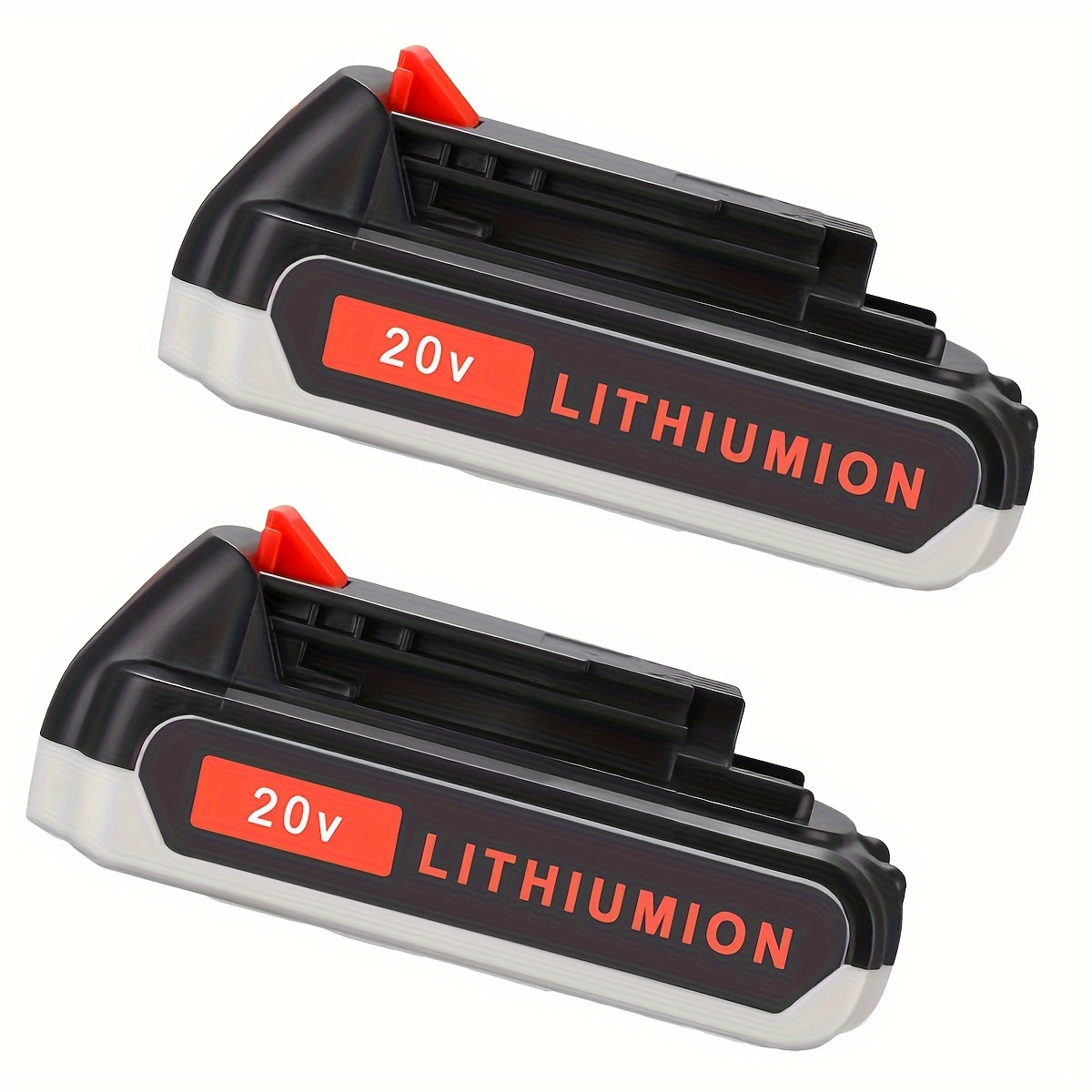 

2packs Battery For Black And Decker 20v Lithium Battery 3000mah Lbxr20 Lbxr2040 Lbx20 Lb2x4020-ope Lbxr20b-2 Black Decker 20v Battery