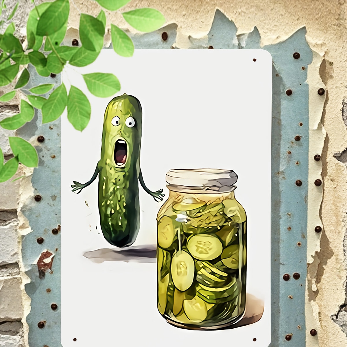 

Pickled " Metal - For , , Bar, Or Decor, 7.8x11.8 , For Decor