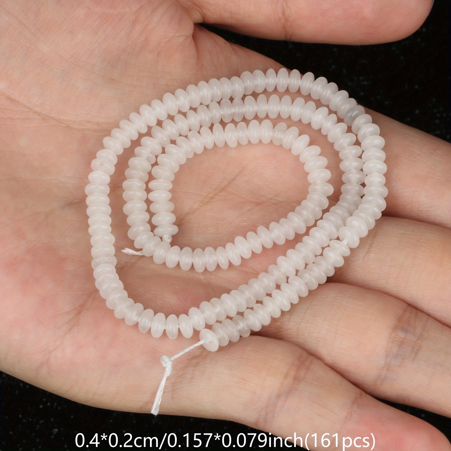 Multicolored Abacus Stone Beads, 4X2Mm for Jewellery Making