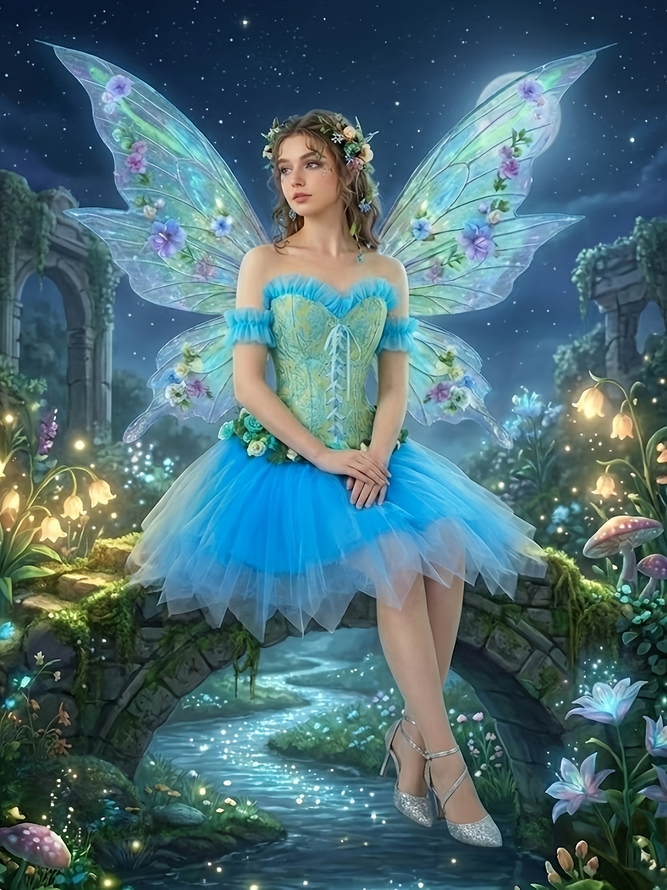 fairy festival dress Flutter Fairy Rave Skirt – Freedom Rave Wear main image 1