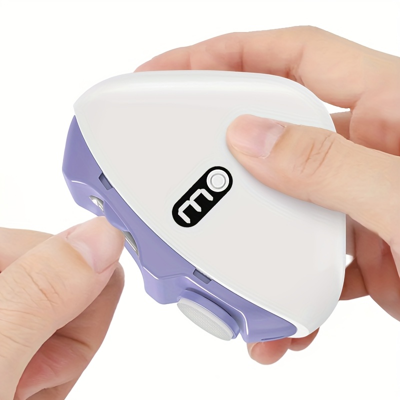 E-shop Elektrischer Nagelknipser: Nagelschneiden, Feilen Formen, USB-aufladbar, 3-stufige Geschwindigkeitsregelung, ausgestattet mit LED-Licht