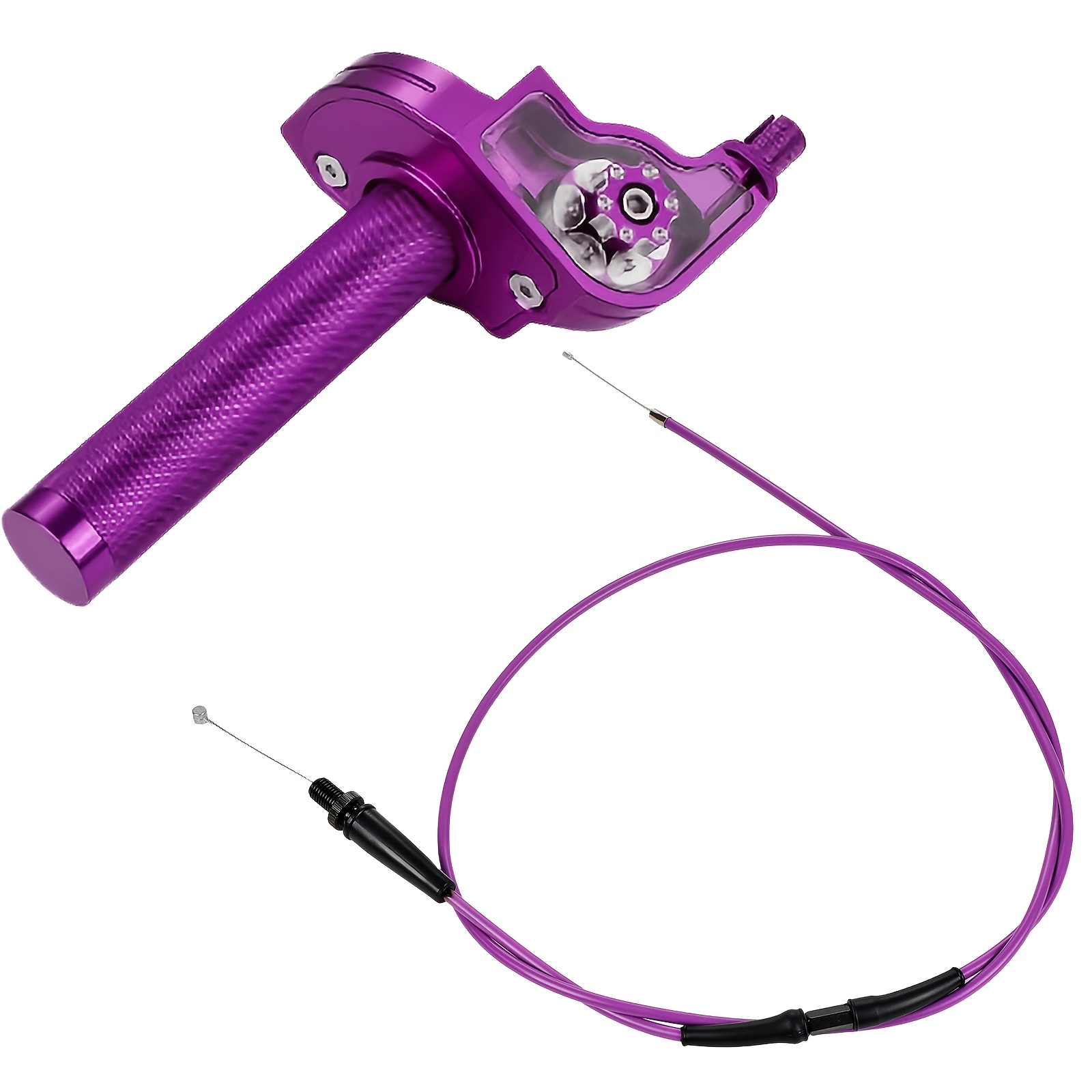 TEMU Motorcycle Throttle Grip And Throttle Cable 22mm 7/8'' Universal For Klx Cr Crf Exc Xr Ssr Ttr Drz Pw Yz Rm Sdg 50 110 125 230 250 Most Of Dirt