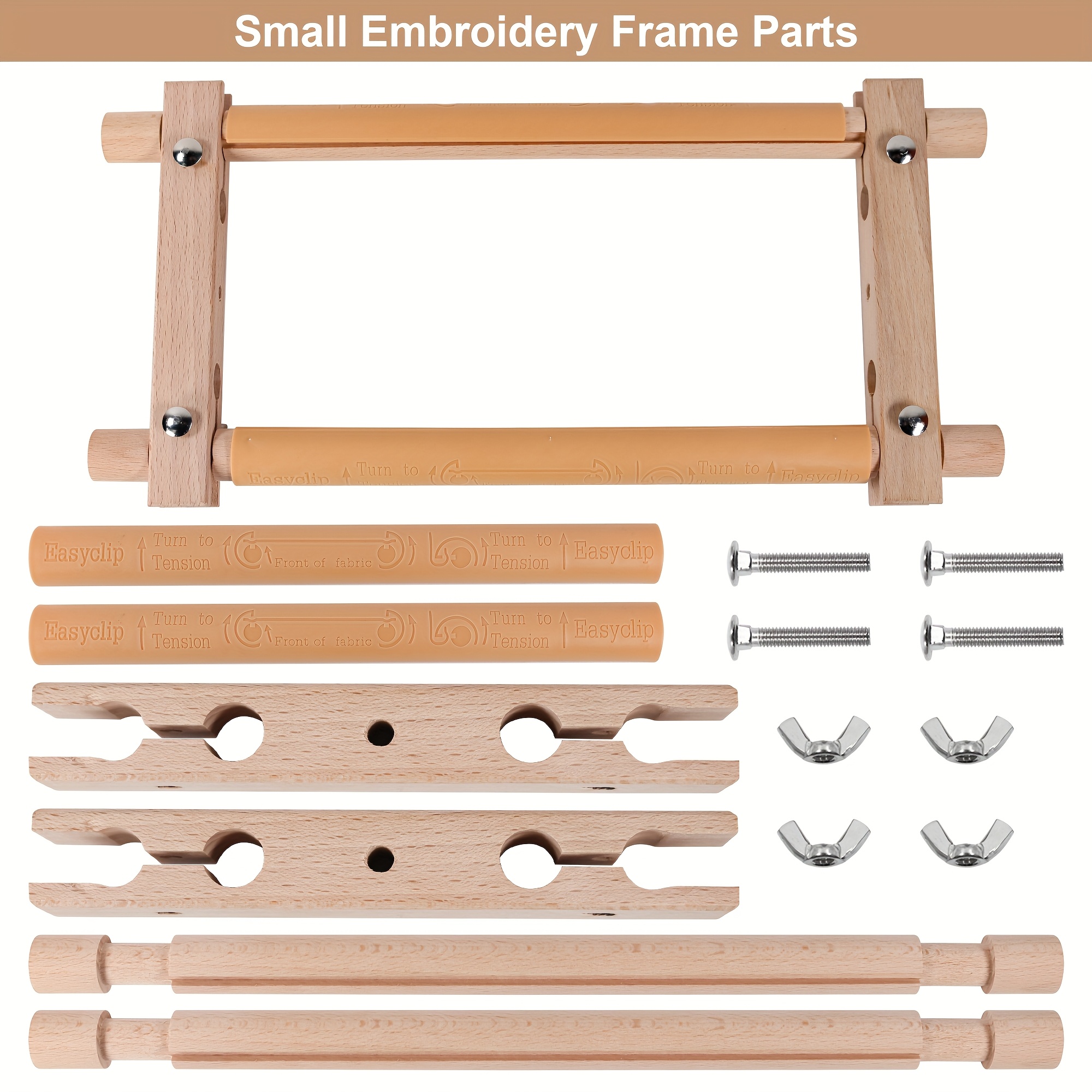 Miniature Scroll Frame for Embroidery & Needlework