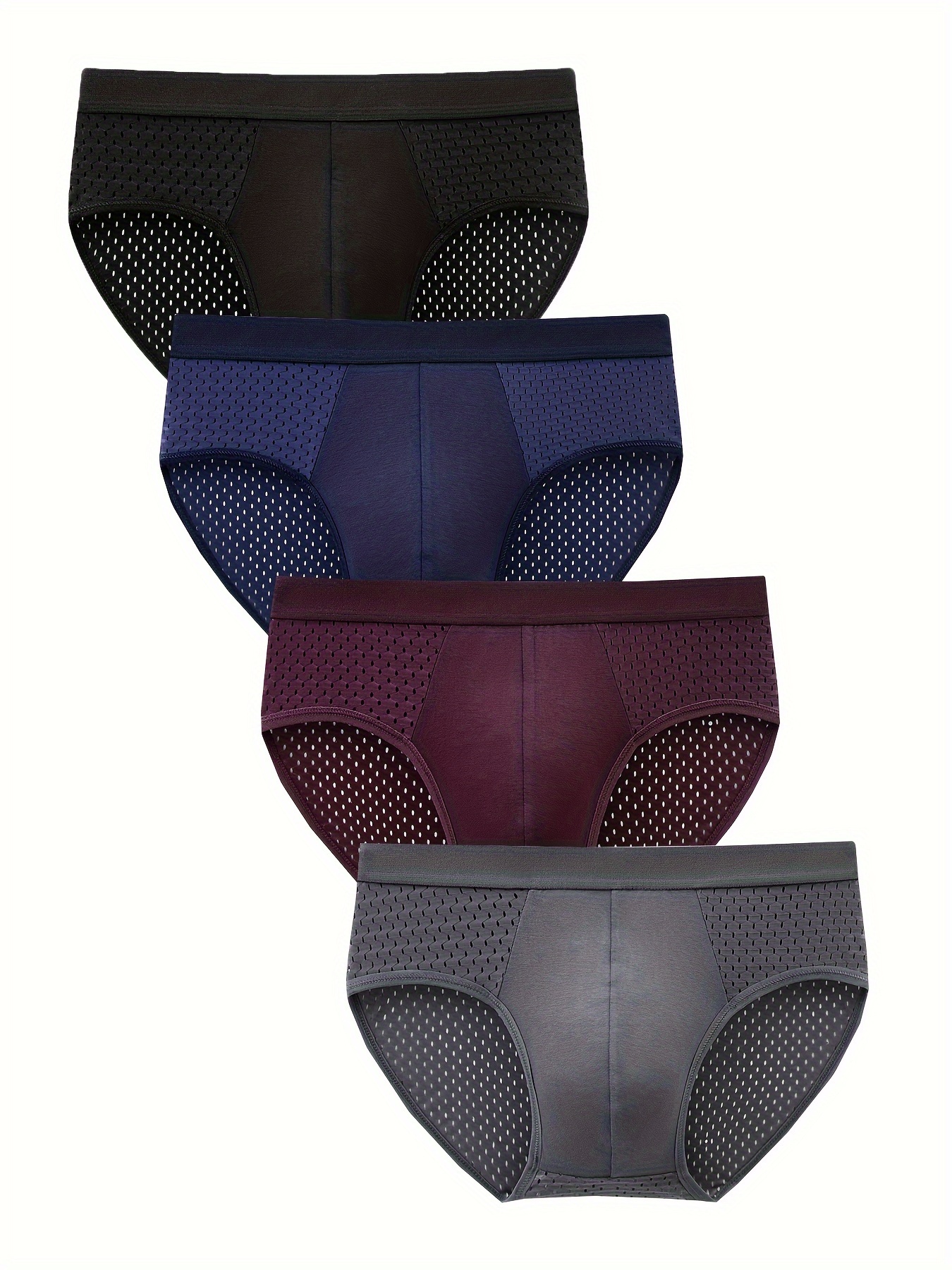 Men's Underwear Mesh Breathable Quick drying Sports Hip - Temu