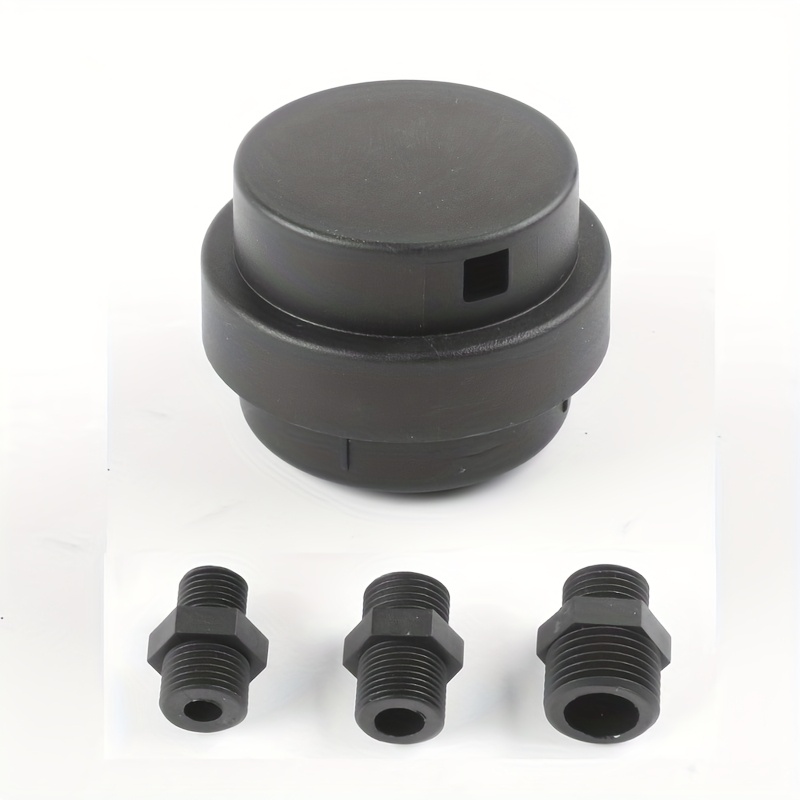 TEMU Silenciador de Compressor de Ar, Kit 4 Sem Óleo Silencioso: Filtro de Ar/Silenciador/Amortecedor (Peças para Compressor de Ar)