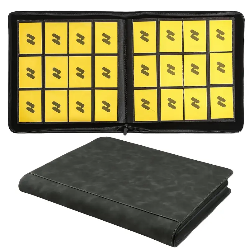 720 pocket trading card binder sleeves capacity pu card - Temu Australia 720 pocket trading card binder sleeves capacity pu card - Temu Australia