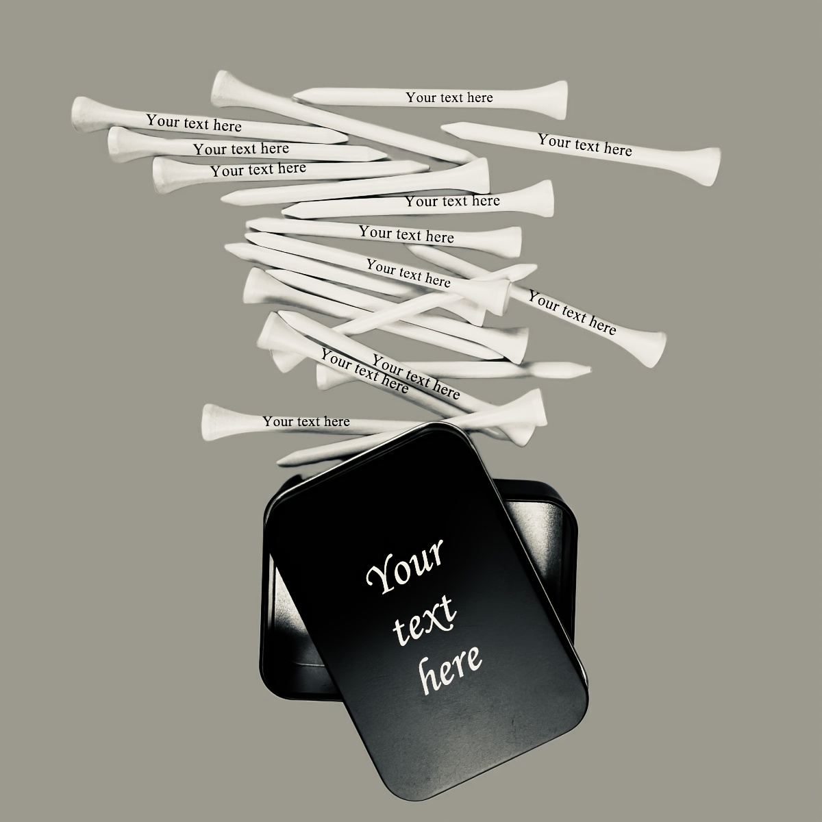 TEMU Personalized 10pcs 20pcs Golf Tees With Engraved Tin Box Custom Wedding Gift For Groom Best For Man Groomsmen Father Of The Bride Keepsake Favor