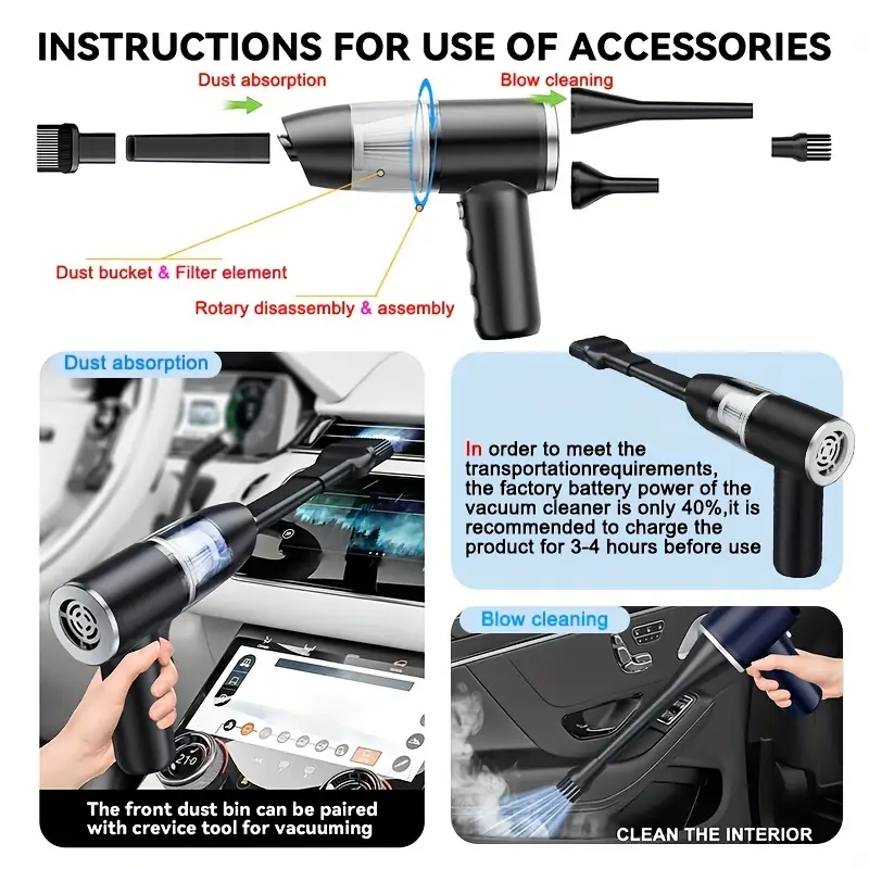 portable handheld vacuum cleaner for home and car use Product details 1