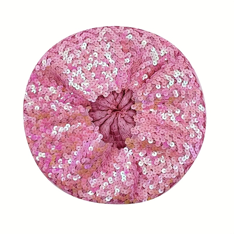 women sparkly sequin beret hat shiny sequins beret elastic  display picture 1