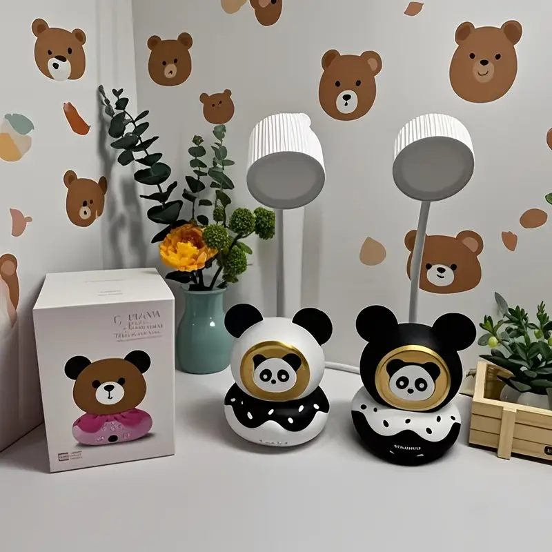 creative cute cartoon panda night light student desk lamp decoration eye protection atmosphere light Product details 1