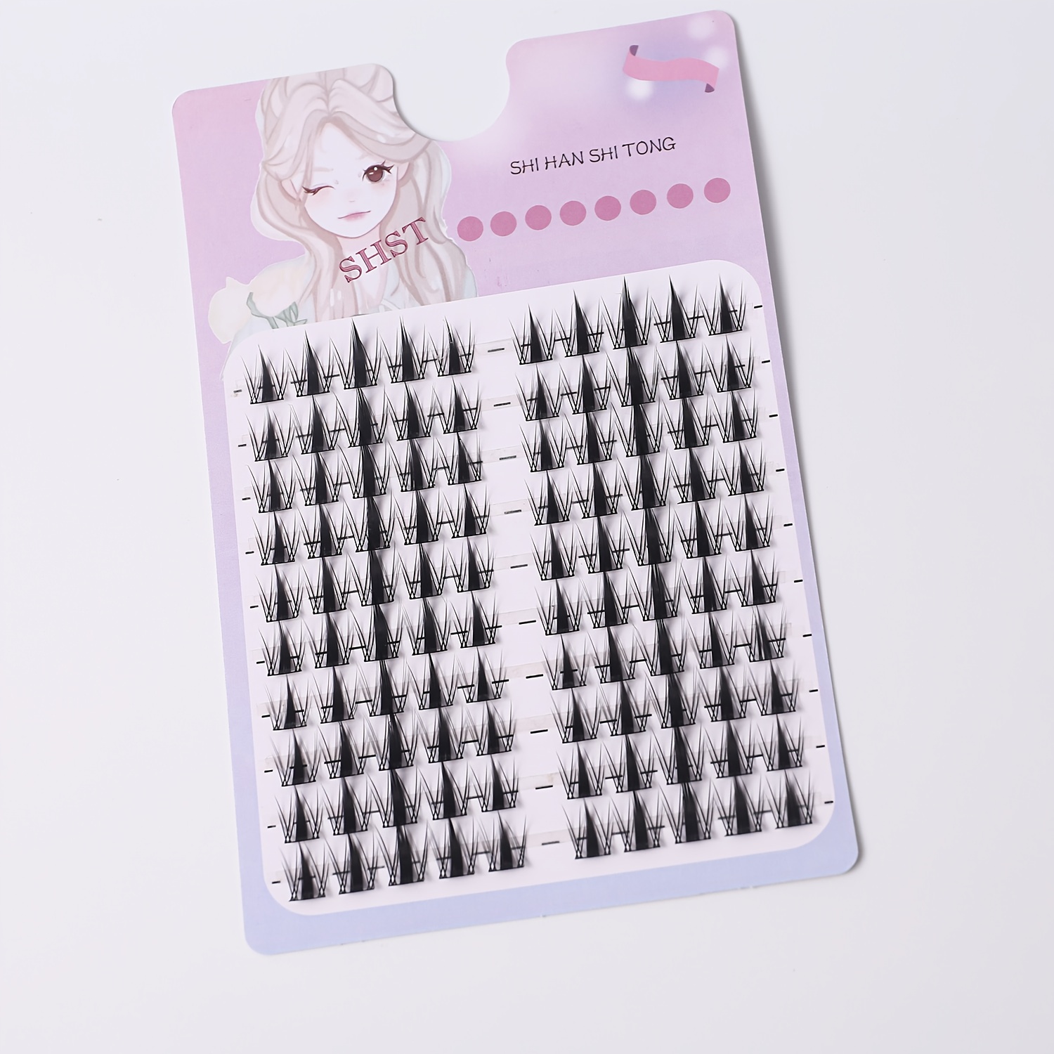 Image of Comic False Eyelashes - 50/100 Clusters, High-capacity Single-cluster Lashes, Stem, Korean And . Ultra-dense Yet Natural, And For A Pure, Photogenic, Everyday Look. Beginner-friendly Lengths 10-13 Mm