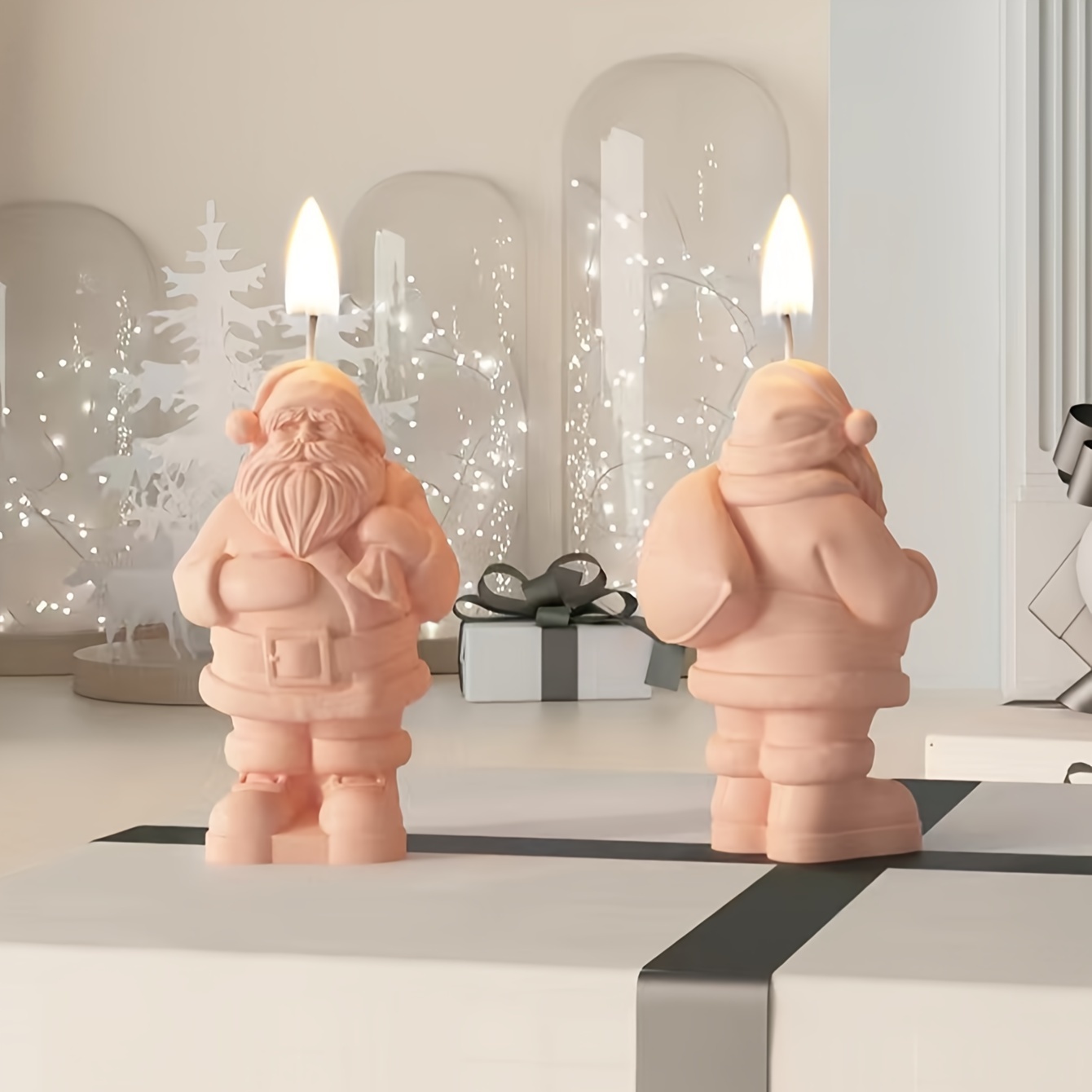 

1 Set Christmas Santa For Aromatherapy , Diy Plaster Decor , For Display