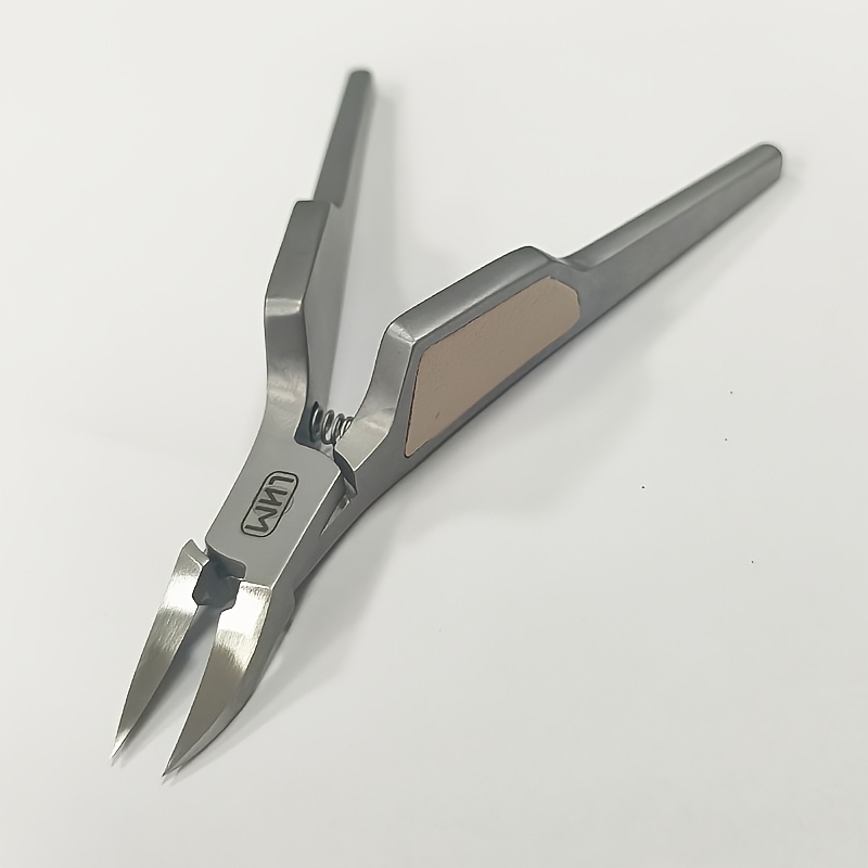 Image of Toenail Clipper, Professional Large Opening Toenail Knife - , Stainless Steel Nail Clippers Suitable For Thick Nails And Internal Toenails, Embedded Leather , Home Nail And Toenail Tool