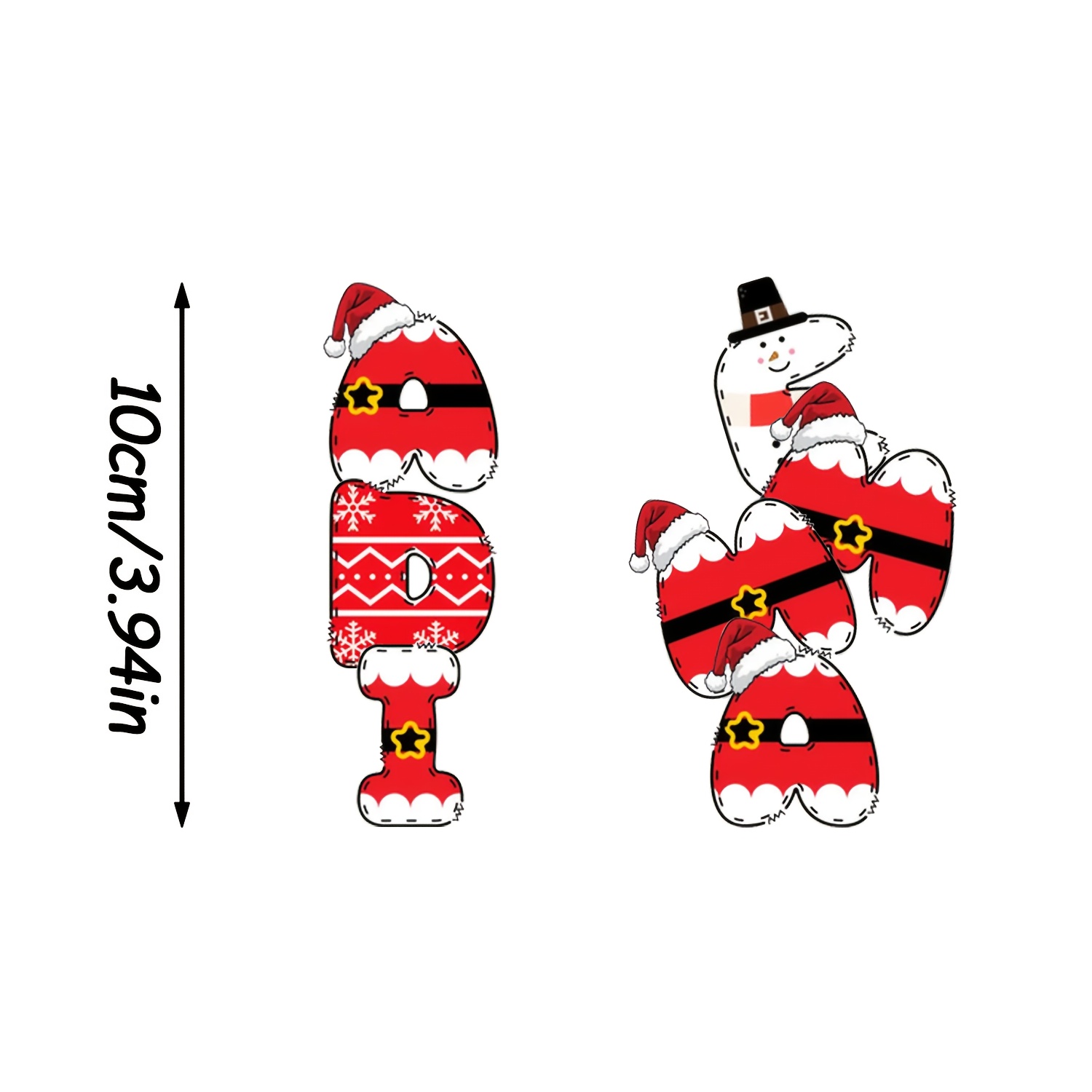 TEMU 1pc Ized Name/text Christmas Gingerbread For Man & Snowman Hanging Pendant - Holiday Ornament With Name Tag, Tree & Backpack Charm, Festive Gift