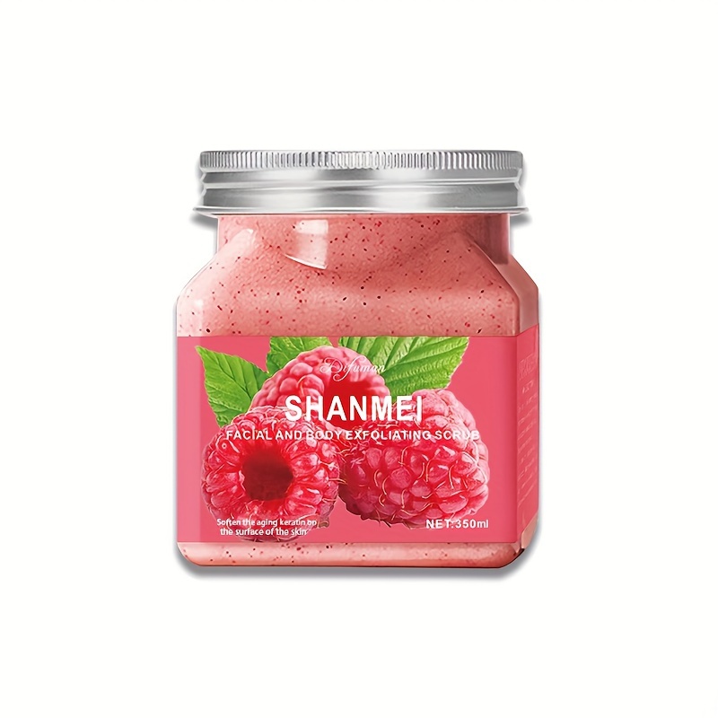 

Raspberry Exfoliating Scrub Paste 350ml - Moisturizing, Formaldehyde-free With Salicylic Acid For Deep Cleanse And Smooth Skin
