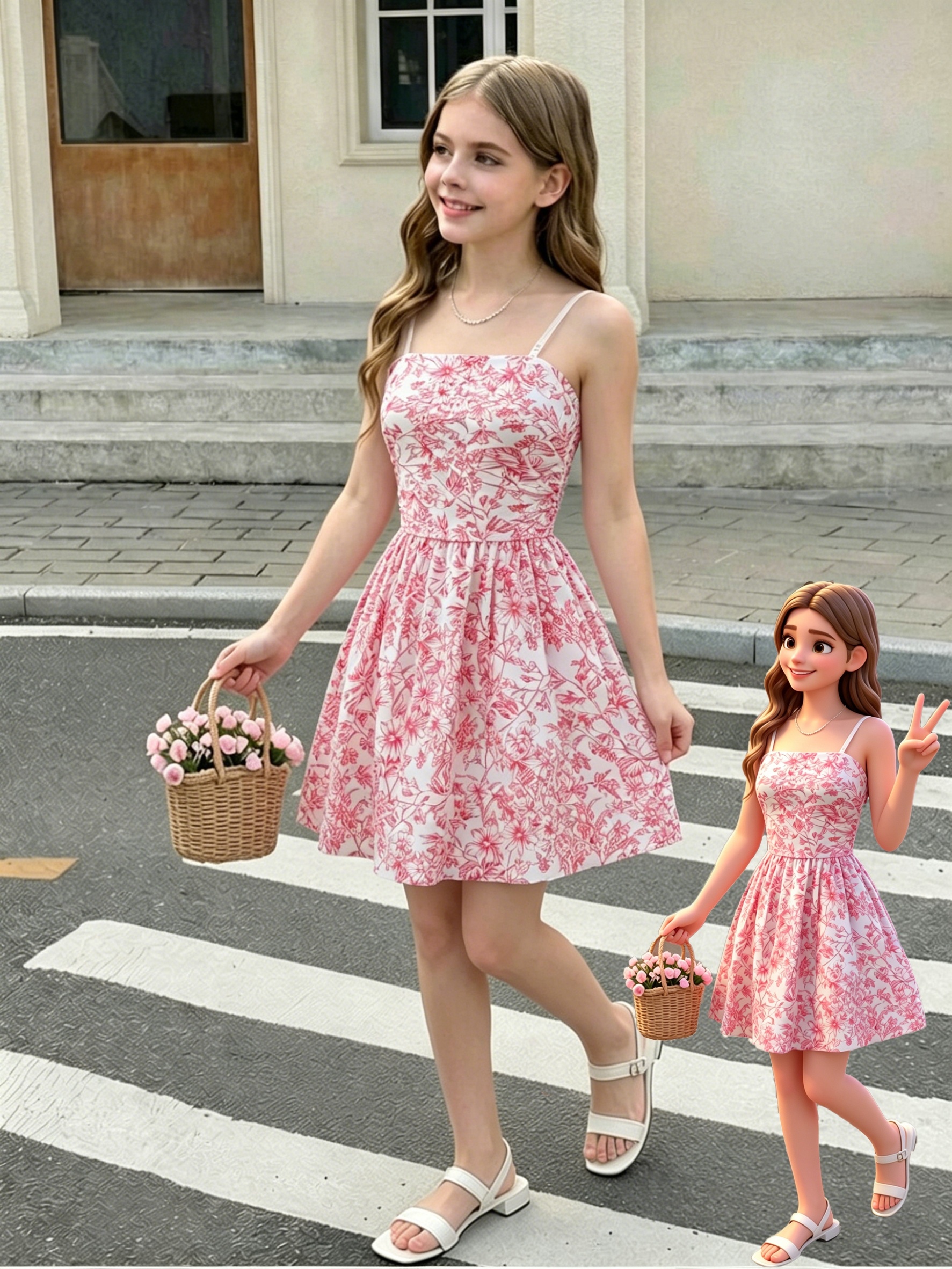 girl teen dresses sold on Temu Republic of Korea