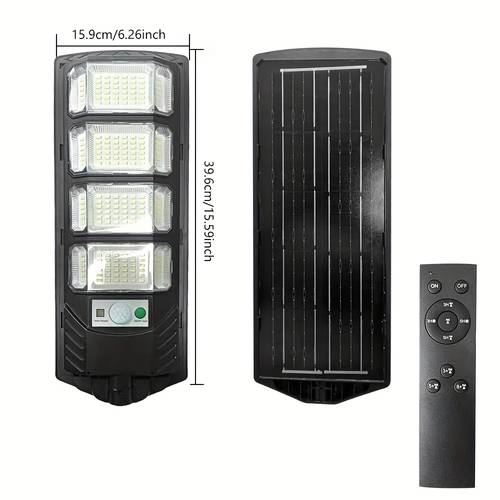 2 pack solar powered dusk to street light wide angle 6500 light with motion sensor remote control and semi flush mount for yard porch garden and