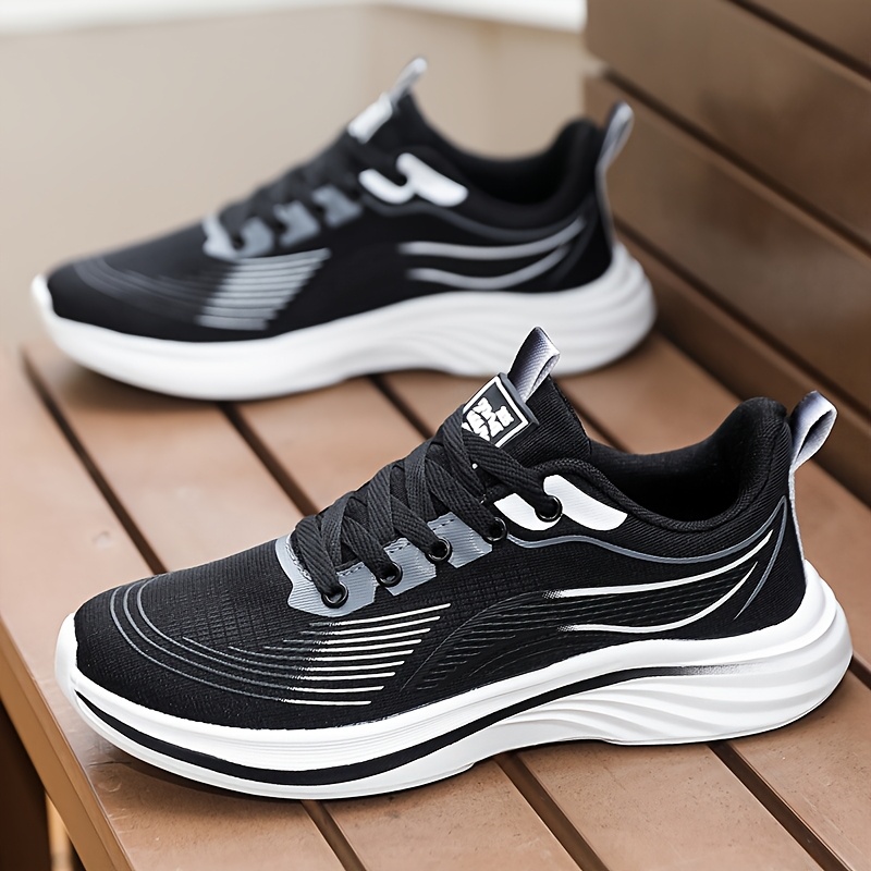 Men'S Running Shoes, Breathable Mesh Sports Casual Shoes for Summer, Lightweight Soft-Soled Mesh Sneakers