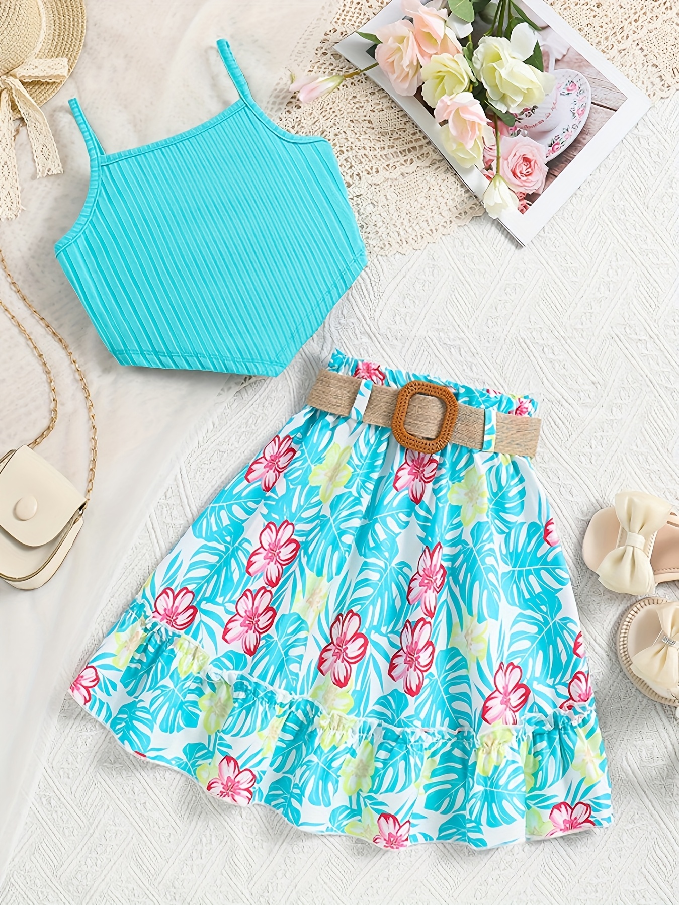 10 Años Conjuntos Casuales Para NiÃ±as Conjunto Vestidos Verano