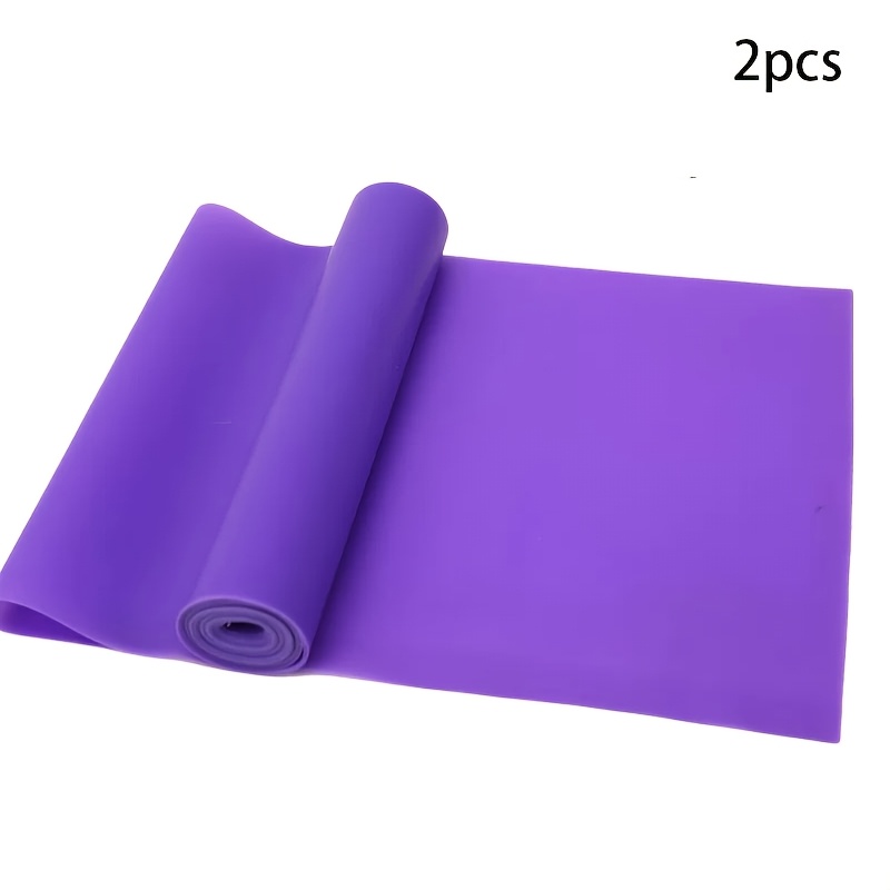 TEMU 2pcs High-quality Lightweight Resistance Bands, Yoga Stretch Bands, For Yoga, Pilates, And Strength Training Workouts