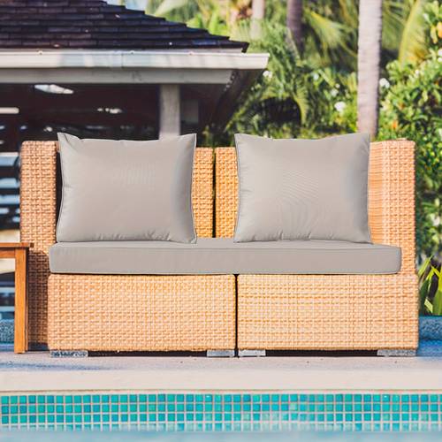outdoor loveseat cushion set all weather replacement seat cushions for patio bench chair deep seating furniture