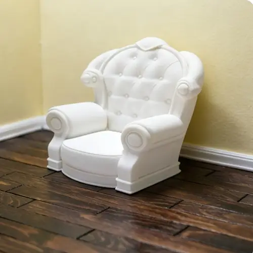 European Rococo Chair tiny house furniture sold on Temu United States