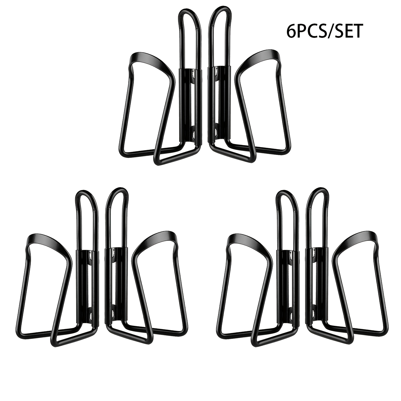 Image of 6pcs/set Bicycle Aluminum Alloy Water Bottle Holder Mountain Bike Cup Holder Single Cycling Equipment Accessories Water Bottle Rack