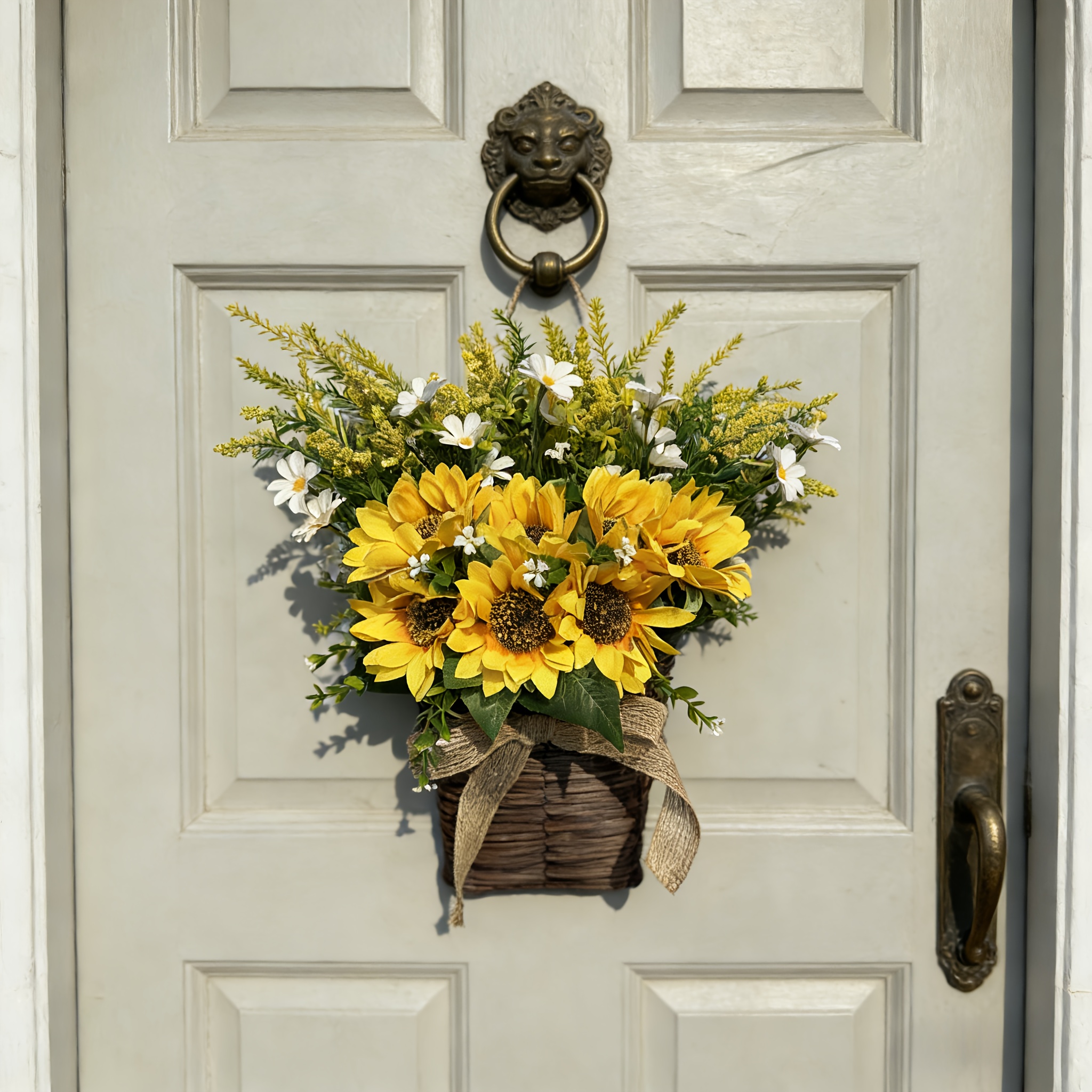 Frühlingsdekorationen – 8 Stück Blumengirlanden Mit Schmetterlingen – 119 Cm Lang – Für Zuhause, Hochzeit, Geburtstag & Klassenzimmer Papierblumen Kranz 119 Cm