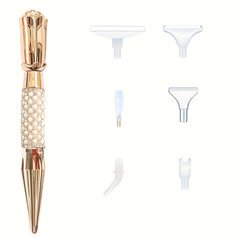 7 Diamond Painting New Diamond Pen, Diamond Painting Multi-functional Metal And Plastic Pen Head Tool Set