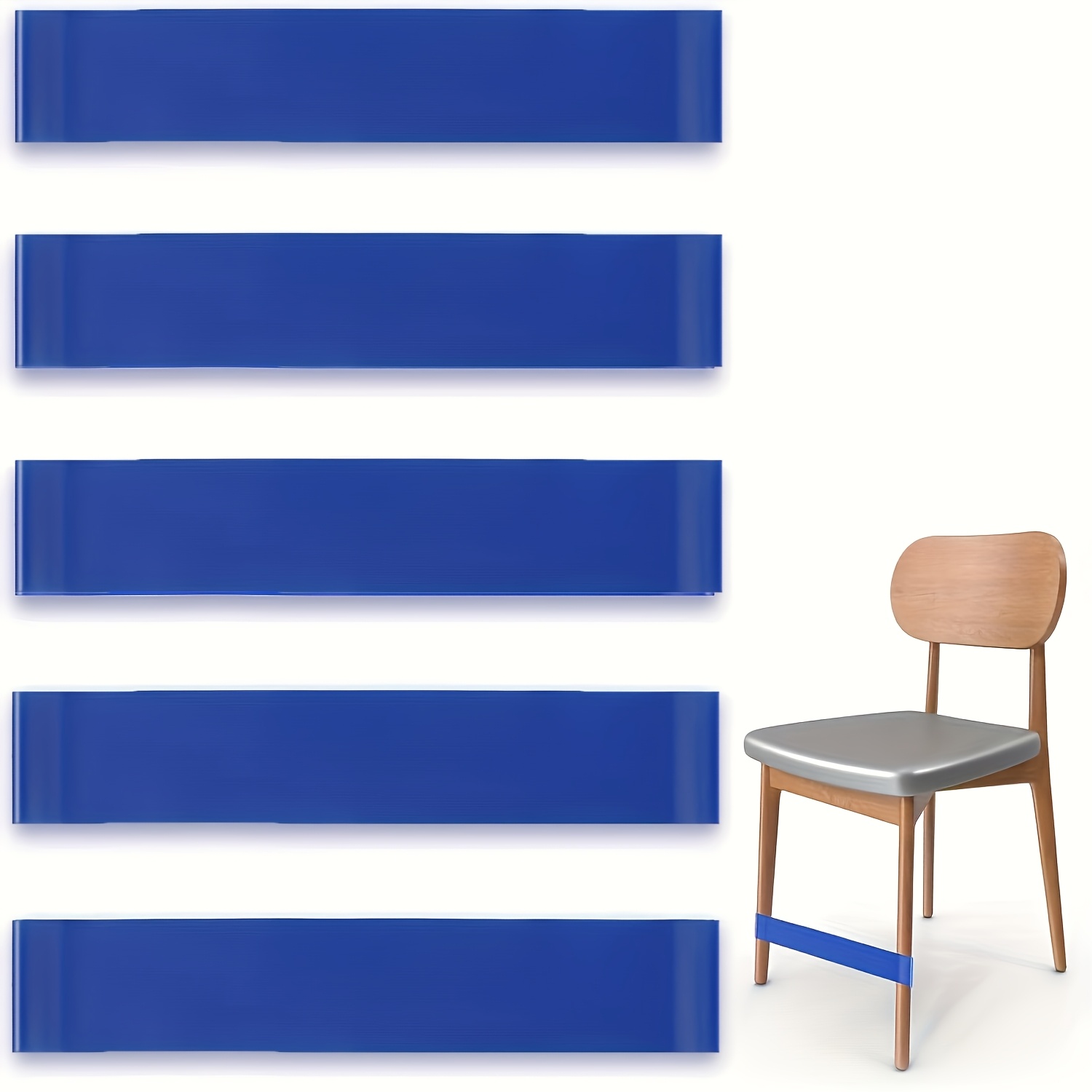 Temu – TEMU 5 Blue Tpe Chair Bands, Classroom | Blue Tpe Chair Bands | Durable Chair Bands