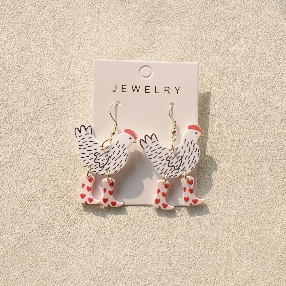 Image of 1 Pair Pink Boots Acrylic Dangle Earrings – Cute Boho Style For Women, Parties, Music Festivals & Valentine’s Day Gift, Festival Jewelry | Accessory | Jewelry