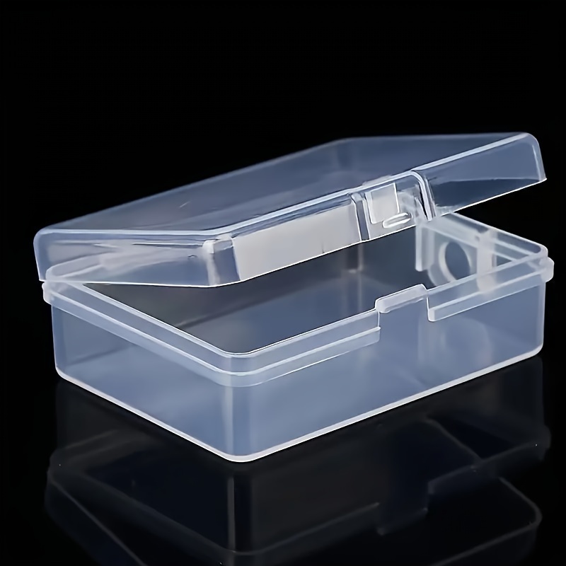 Rectangular Storage Box Plastic Fishing Tackle Box Lid Diy - Temu