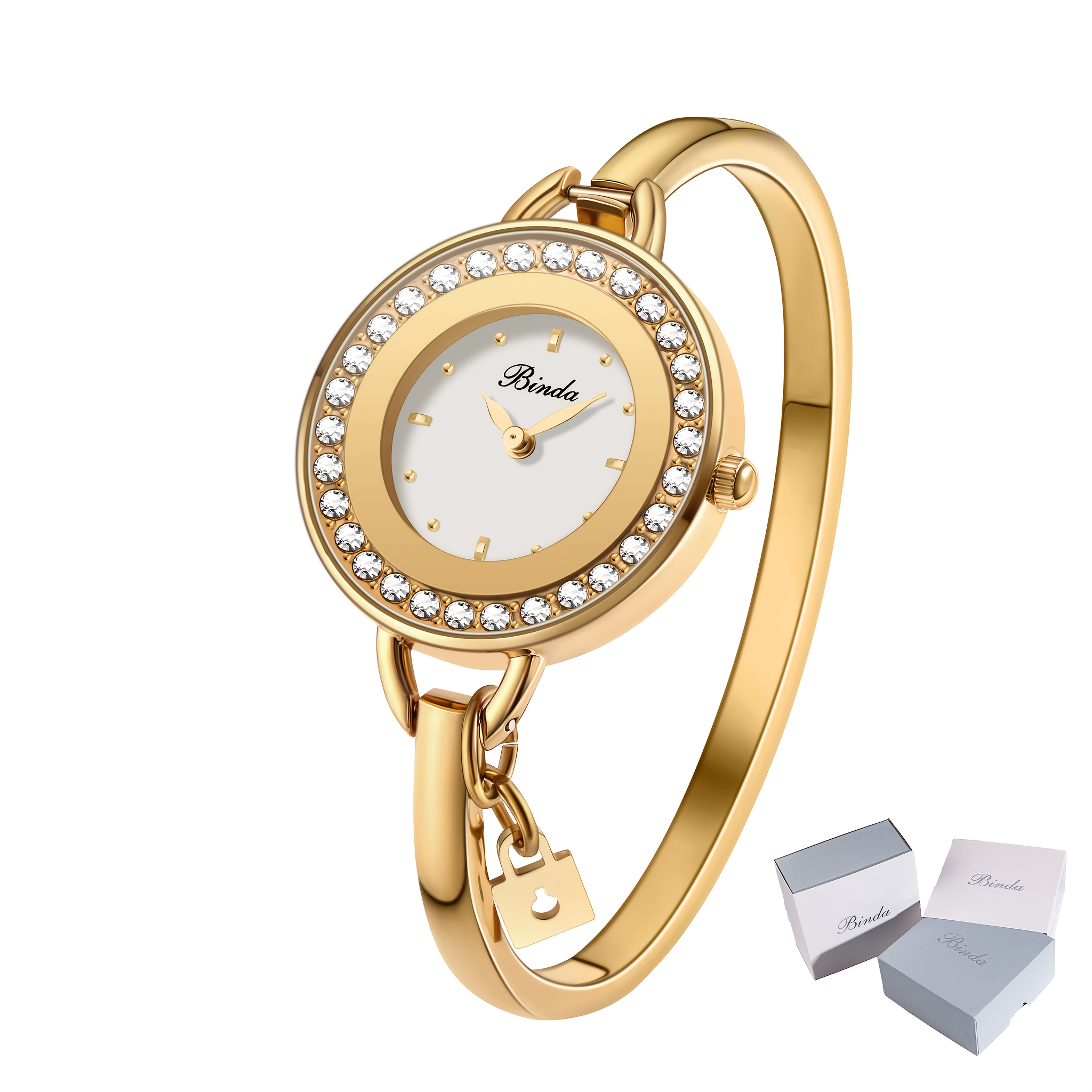 1 womens elegant stainless steel quartz watch ow - Temu Bah in display picture 1