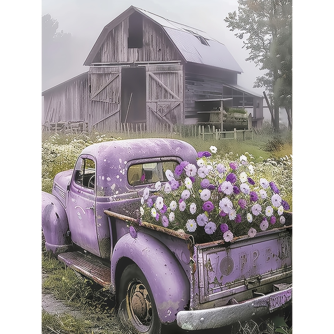 

Decor 1pc And Canvas Art Print, Purple Decor, Decoration, 12x16