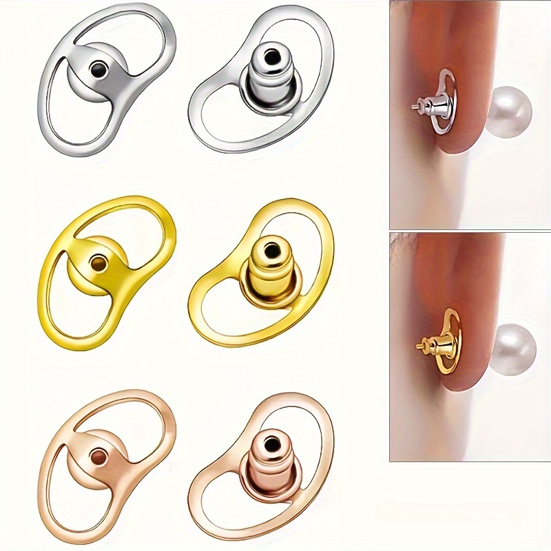 

1pair Earring Lifters - Copper Hypoallergenic Earring For , Comfortably