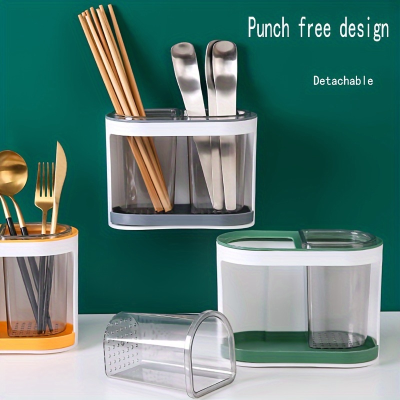 Multi color Space saving Dish Storage Drain Box With Lid - Temu